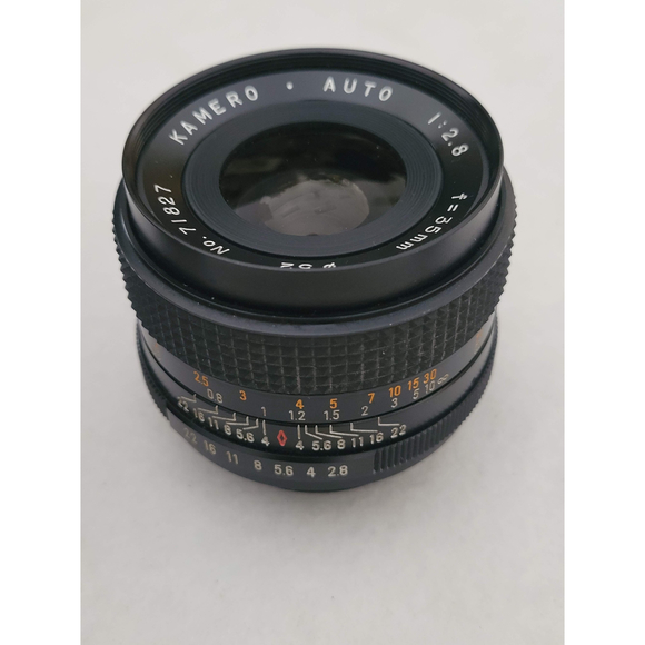 KAMERO Auto  35mm f28 Wide Angle lens with case No. 71827 - Picture 1 of 9